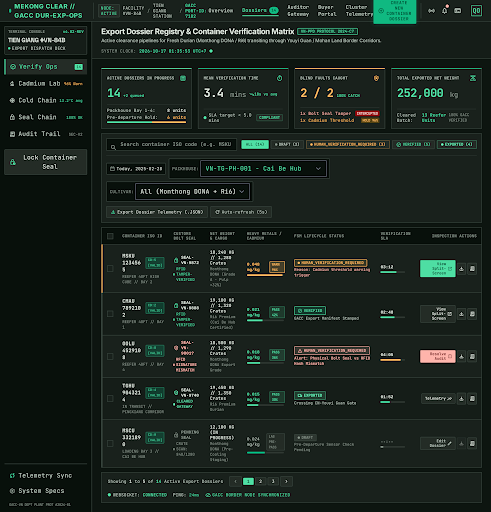 Container Dossier Registry preview