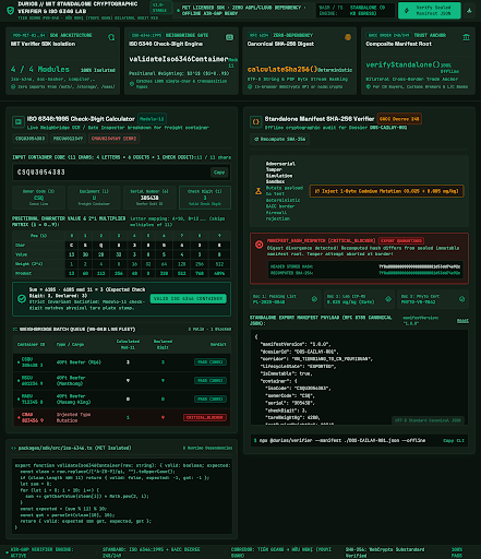 Standalone MIT Verifier Lab preview
